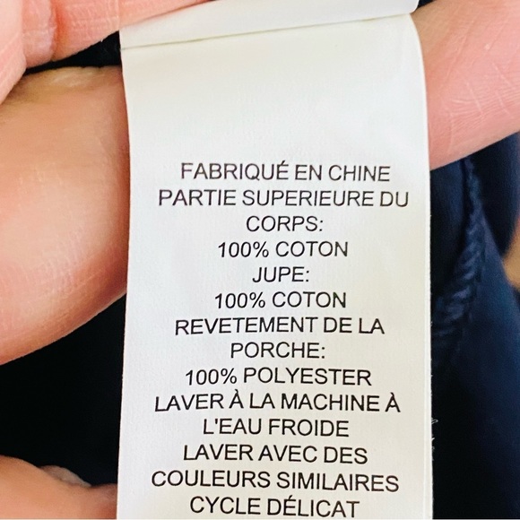 Kate Spade Blue and White Casual Mini Sundress - Picture 11 of 12